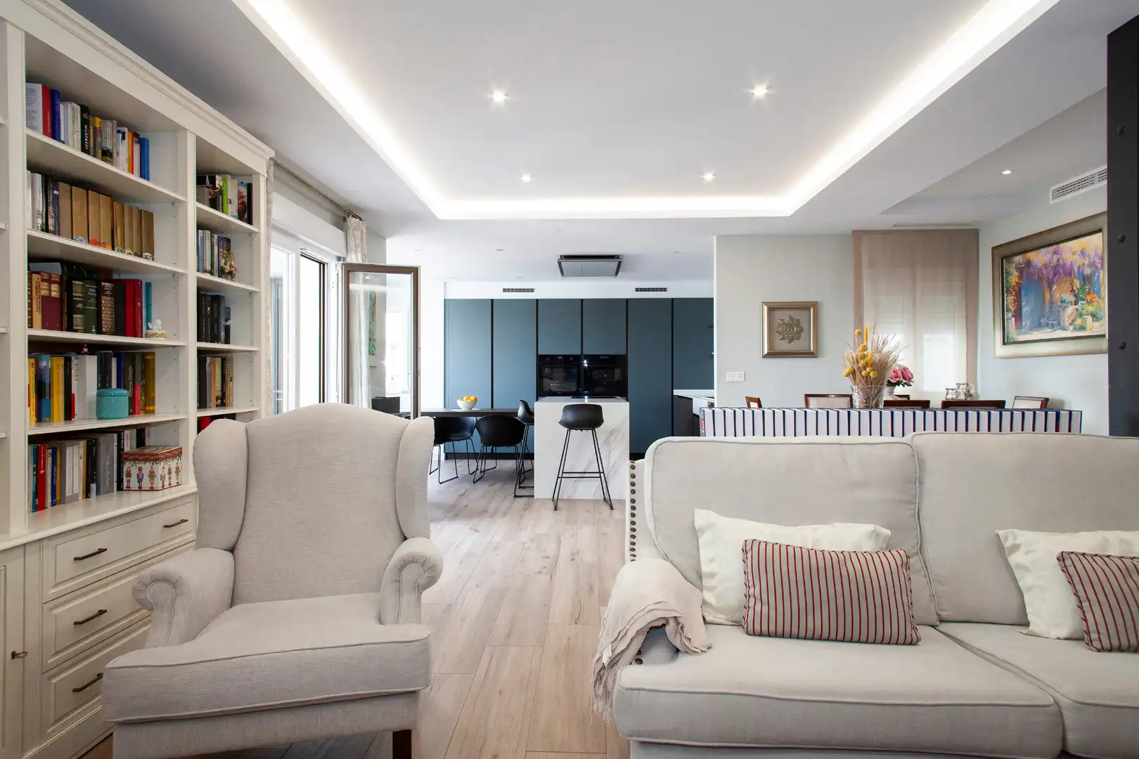 Sala de estar de Piso en venta en Jaén con Aire acondicionado, Calefacción y Amueblado