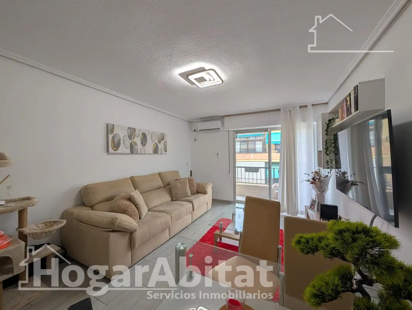 Sala d'estar de Pis en venda en Alicante / Alacant amb Aire condicionat, Calefacció i Balcó