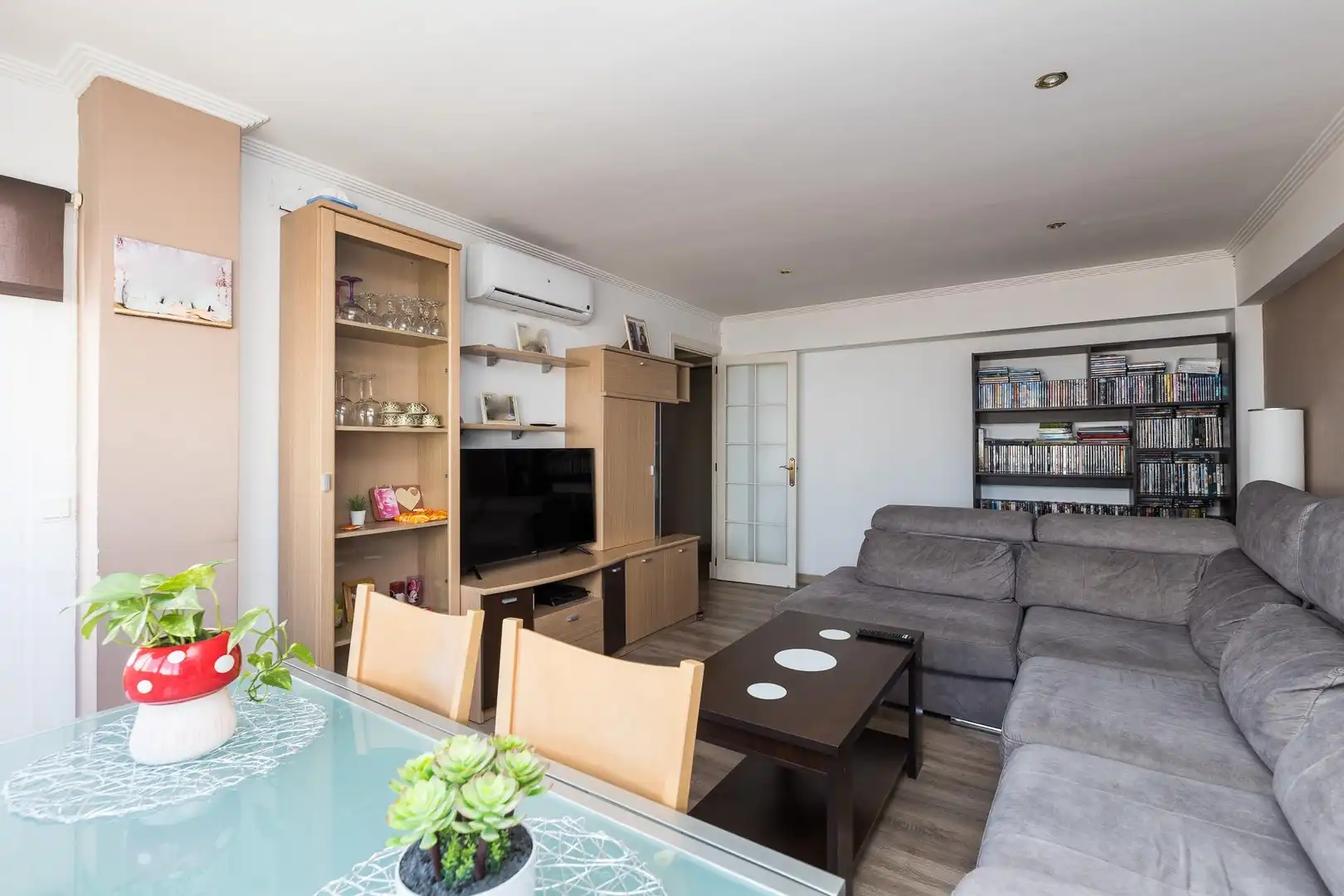 Sala d'estar de Pis en venda en  Palma de Mallorca amb Aire condicionat i Balcó