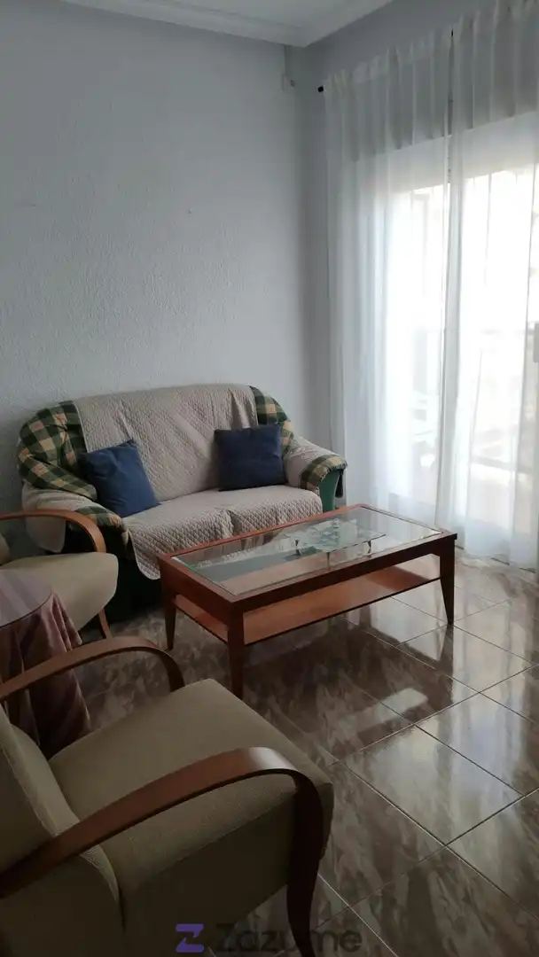 Sala d'estar de Pis de lloguer en Alicante / Alacant amb Terrassa, Moblat i Forn