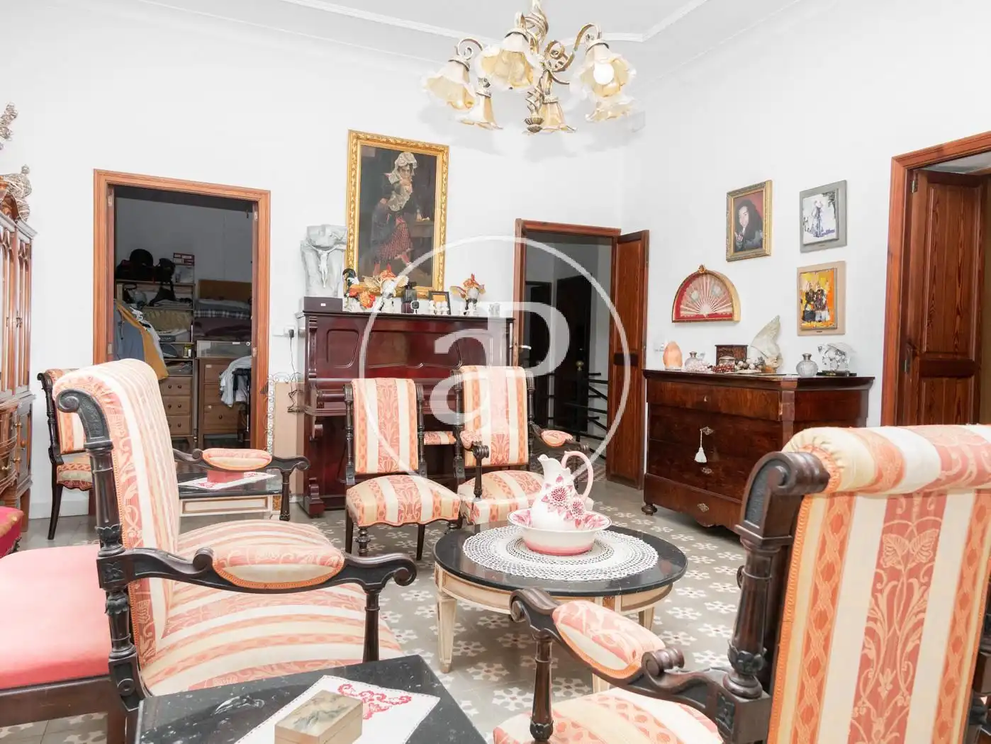 Living room of Houses for sale in Lloret de Vistalegre  with Heating, Private garden and Storage room