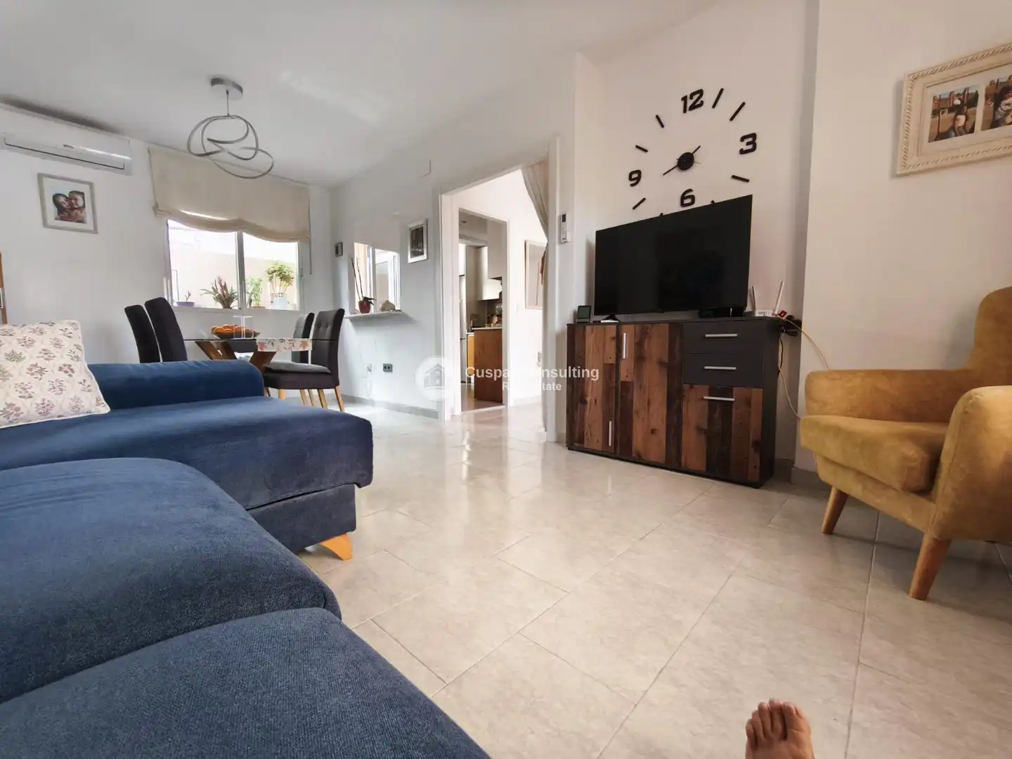 Sala de estar de Casa adosada en venta en San Pedro del Pinatar con Aire acondicionado, Calefacción y Terraza