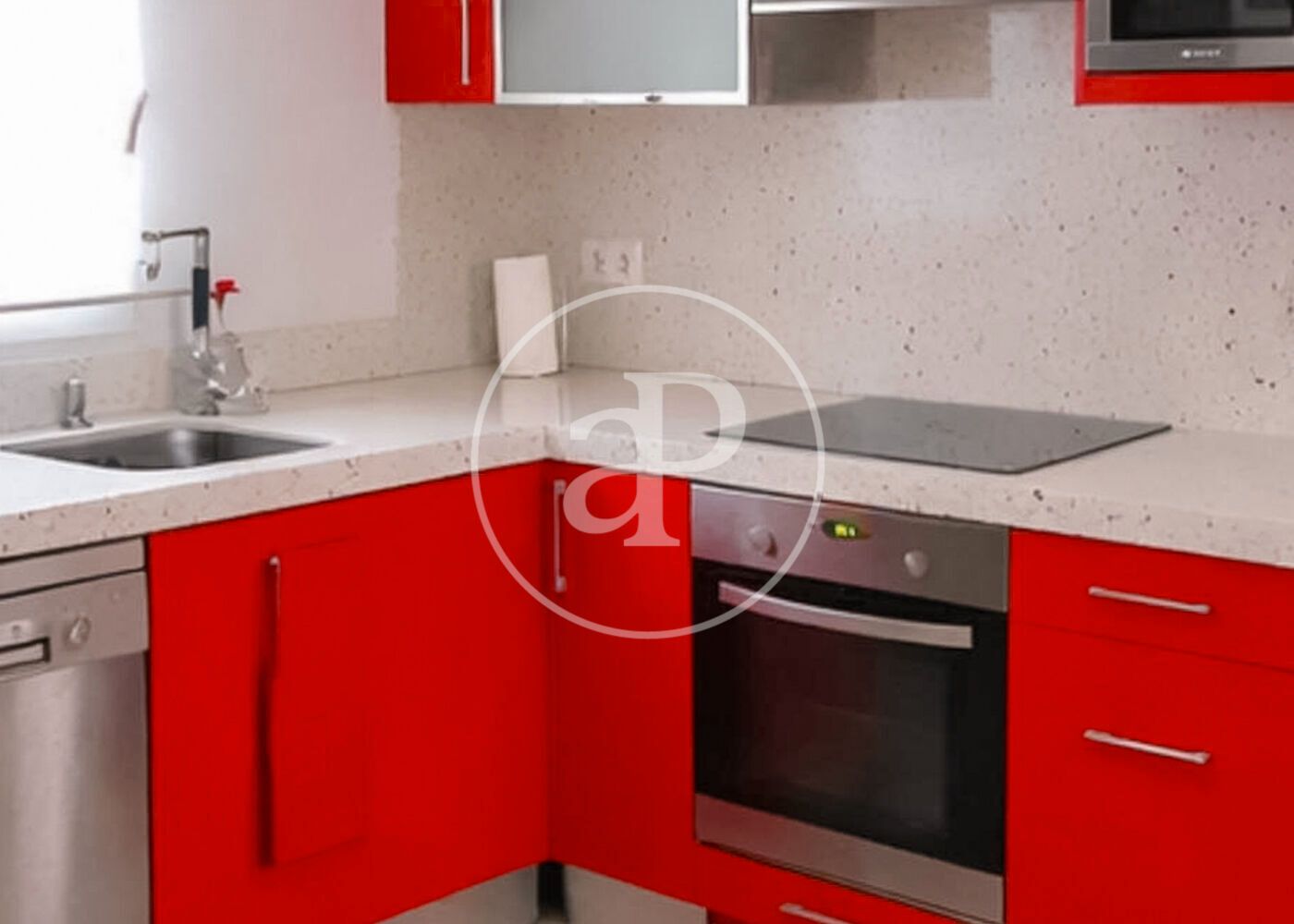 Kitchen of Flat for sale in  Madrid Capital  with Heating