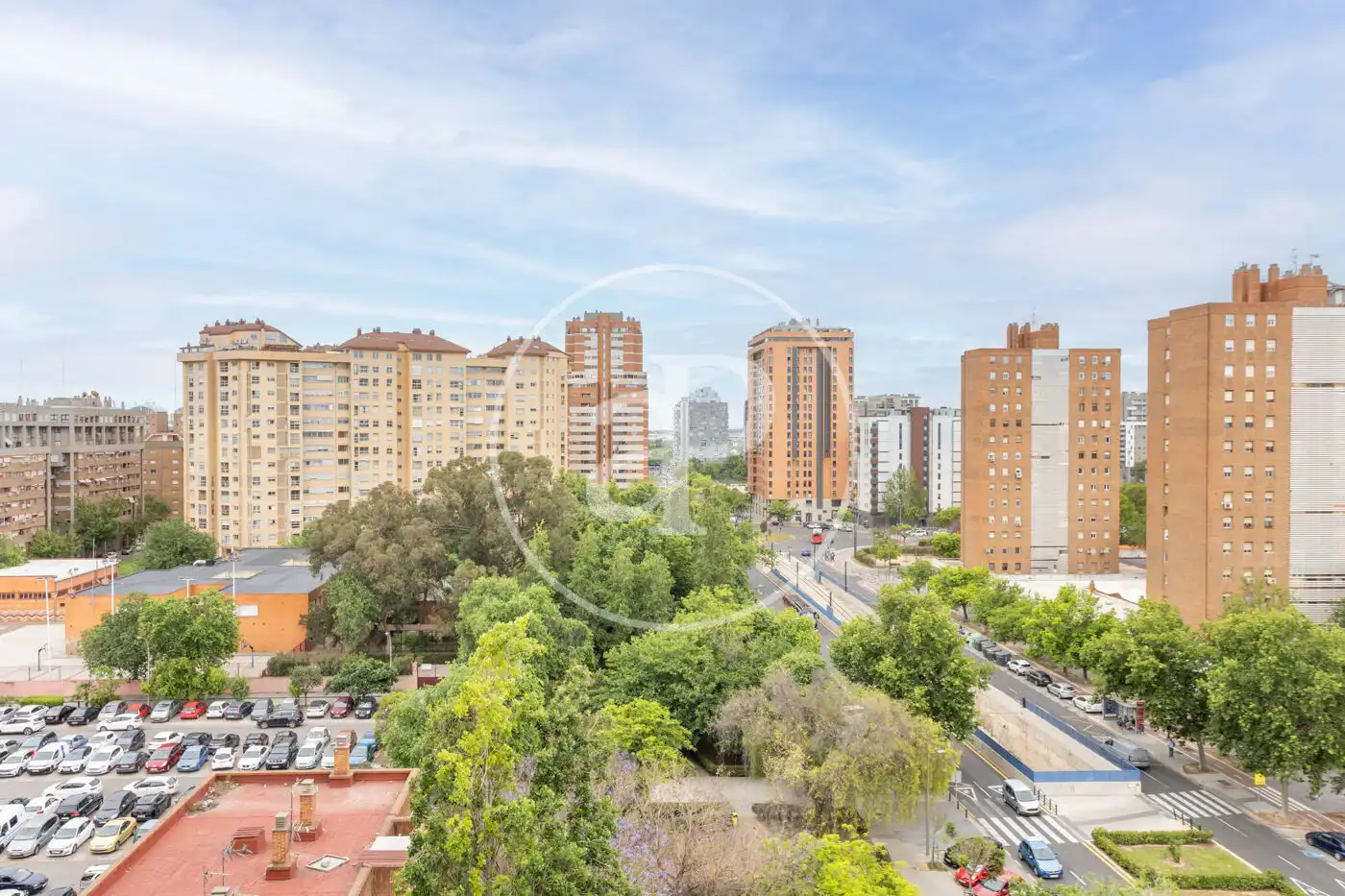 Vista exterior de Pis de lloguer en Valencia amb Aire condicionat, Calefacció i Jardí privat
