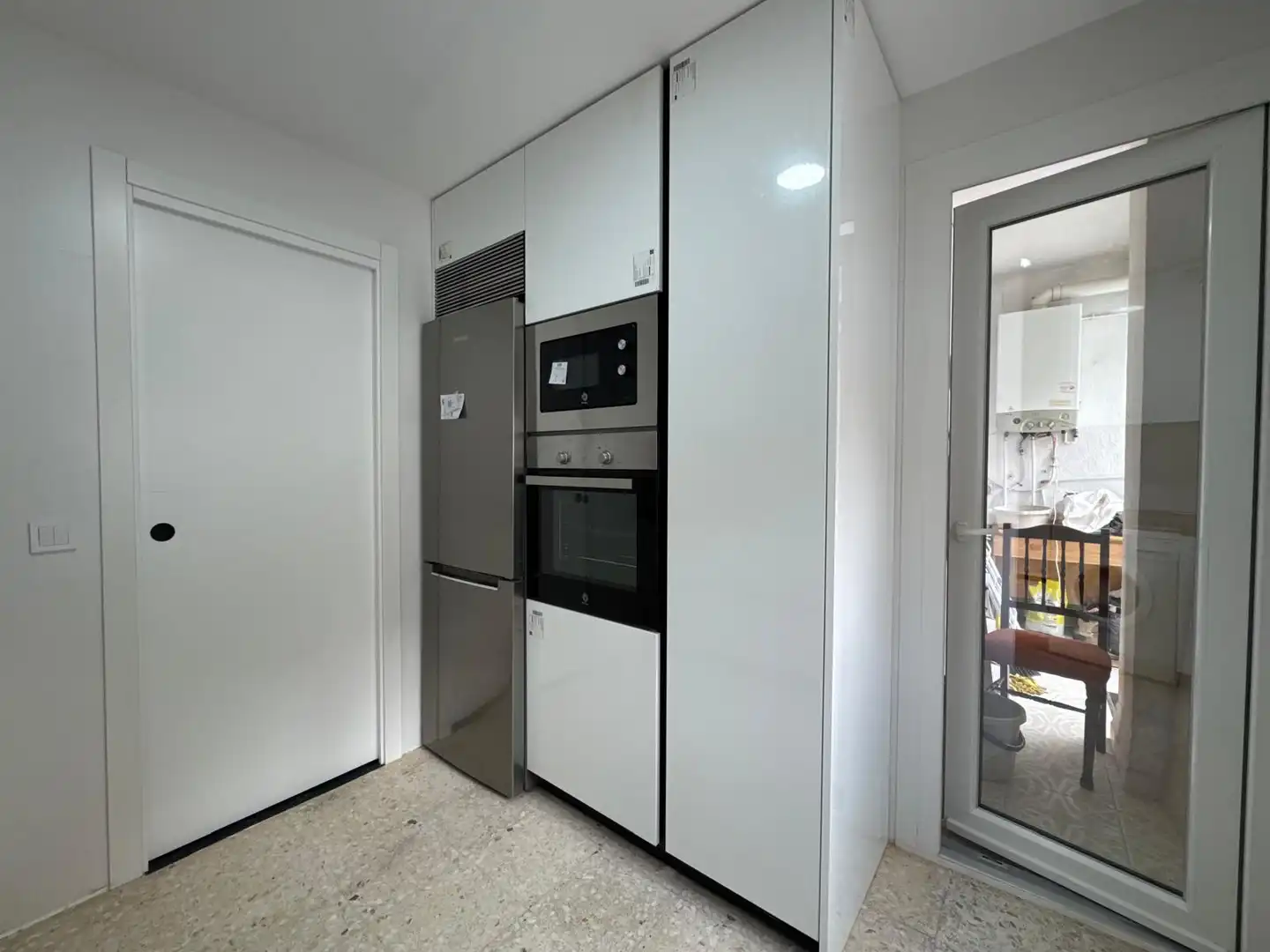Küche von Wohnung zur Miete in Cáceres mit Klimaanlage, Heizung und Terrasse