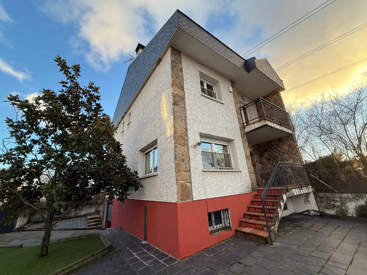 Vista exterior de Casa o chalet en venta en Galapagar con Calefacción, Jardín privado y Terraza