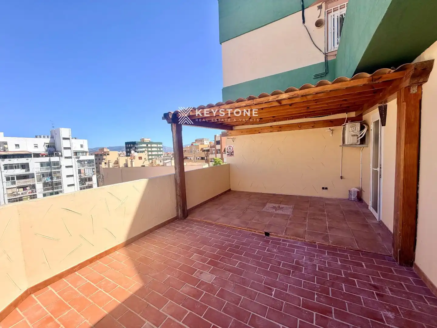 Terrasse von Dachboden zur Miete in  Palma de Mallorca mit Klimaanlage und Terrasse