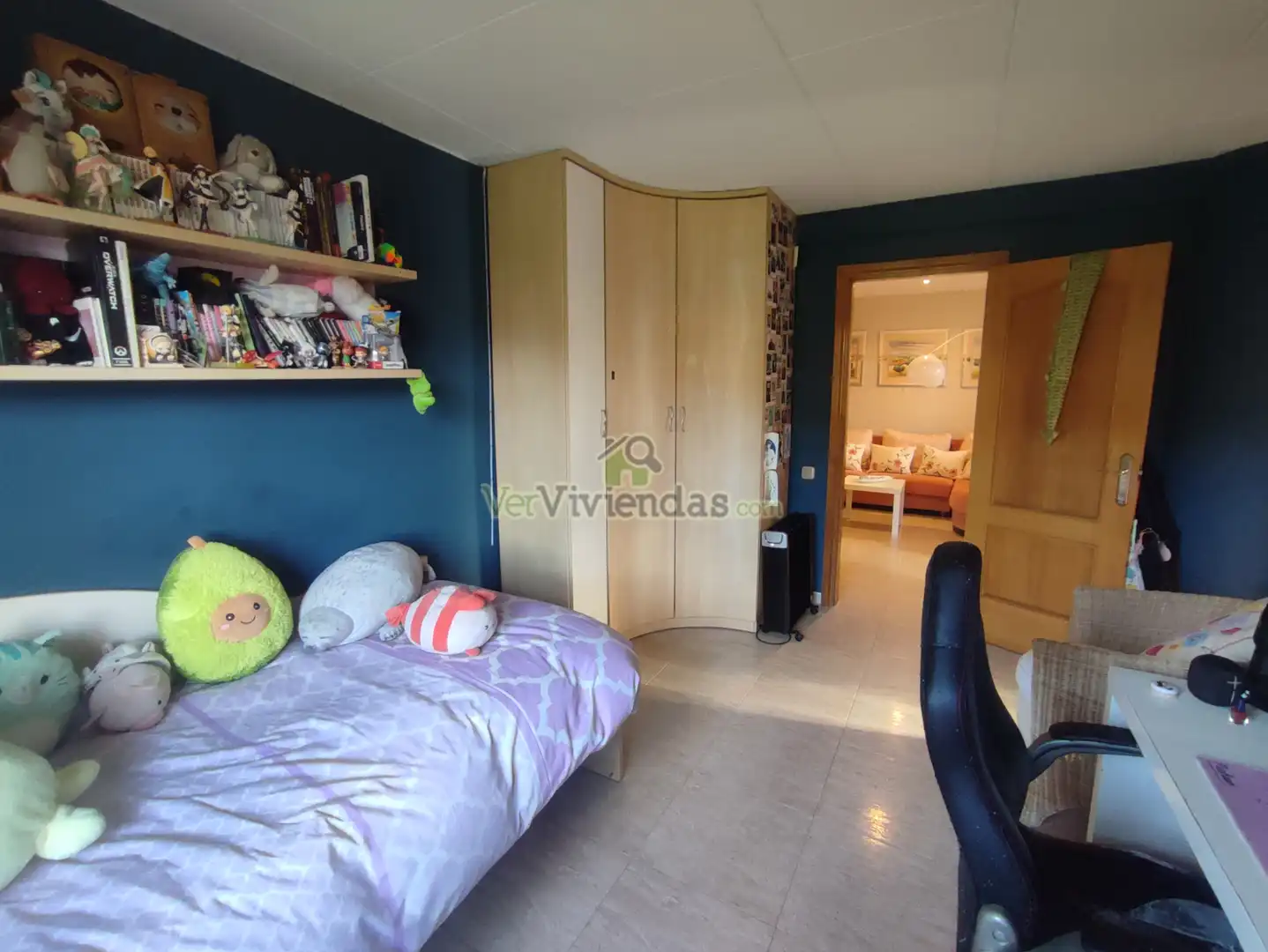 Habitación de Casa o chalet en venta en Vallirana con Aire acondicionado, Calefacción y Jardín privado