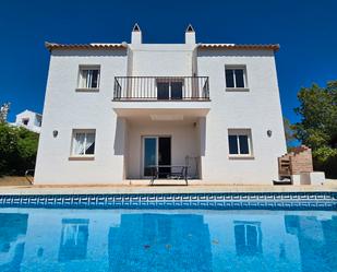 Exterior view of House or chalet for sale in Alcaucín  with Swimming Pool