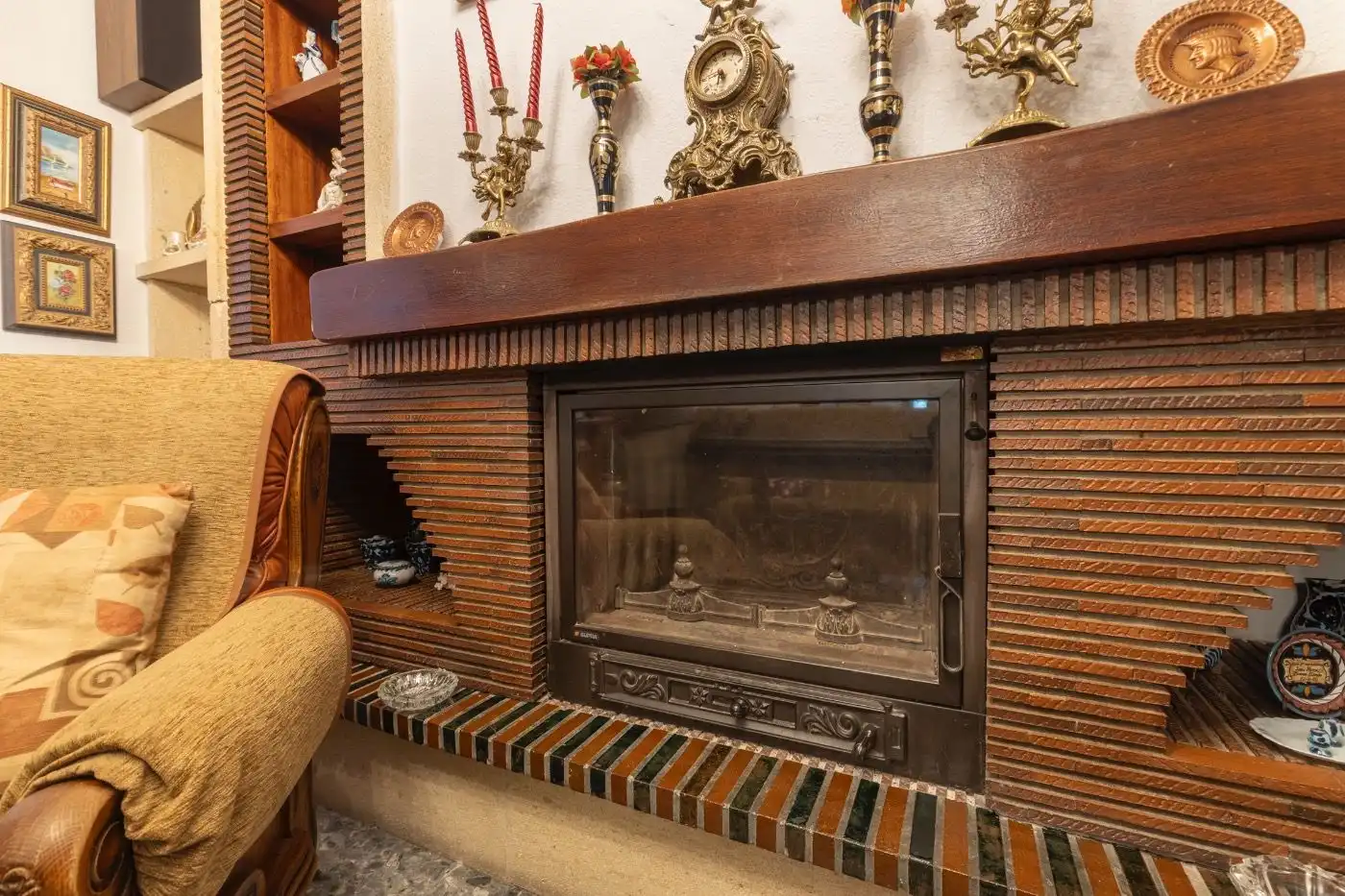 Wohnzimmer von Haus oder Chalet zum Verkauf in Víznar mit Klimaanlage, Heizung und Privatgarten