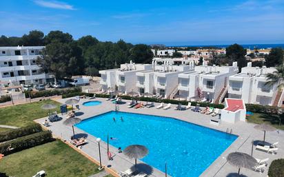 Schwimmbecken von Wohnungen zum verkauf in Sant Josep de sa Talaia mit Klimaanlage und Terrasse