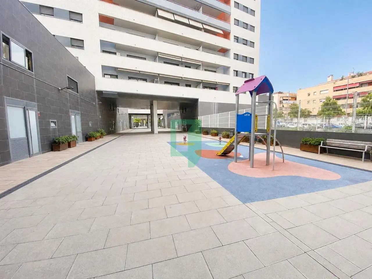 Terrace of Flat for rent in Badalona  with Air Conditioner and Terrace