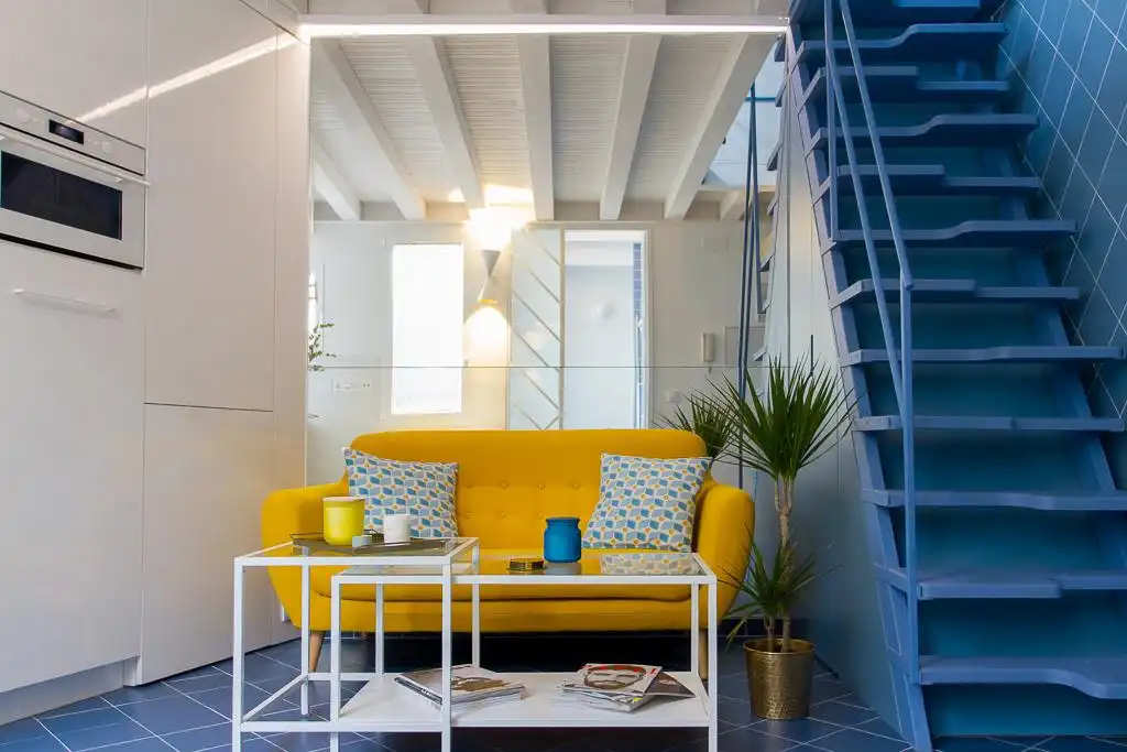 Sala de estar de Piso de alquiler en Madrid con Aire acondicionado y Amueblado