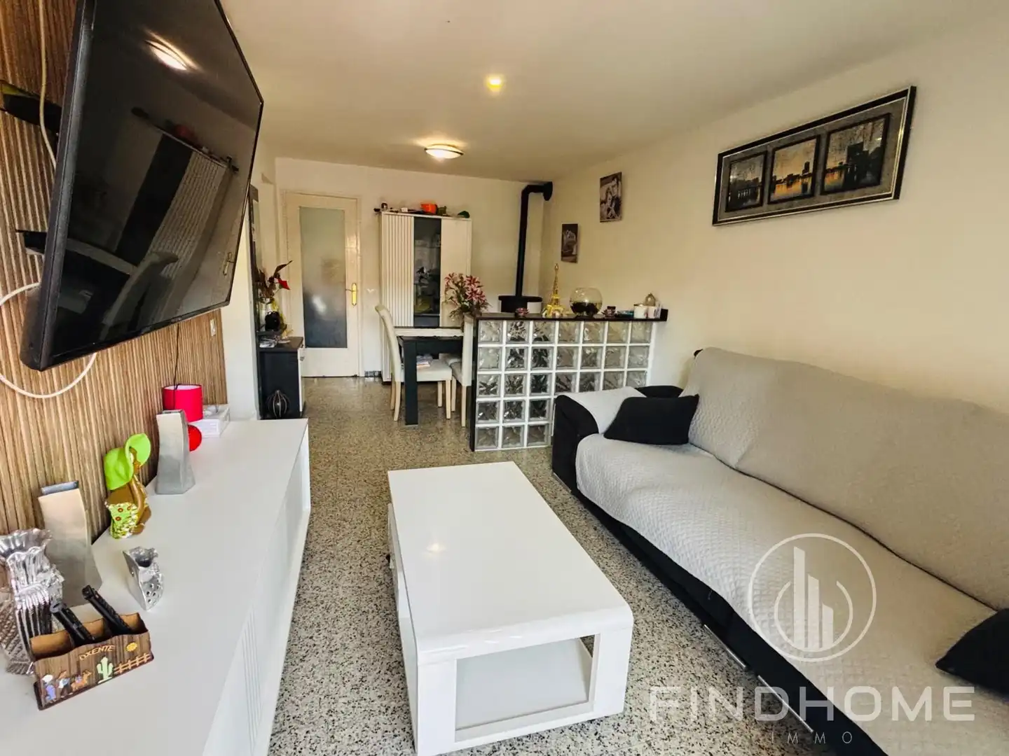 Living room of Flat for sale in Olot  with Air Conditioner and Heating