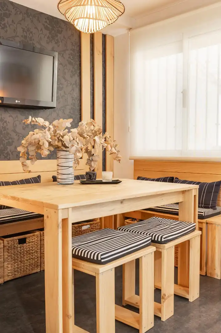 Comedor de Casa adosada en venta en Benimuslem con Aire acondicionado, Calefacción y Parquet