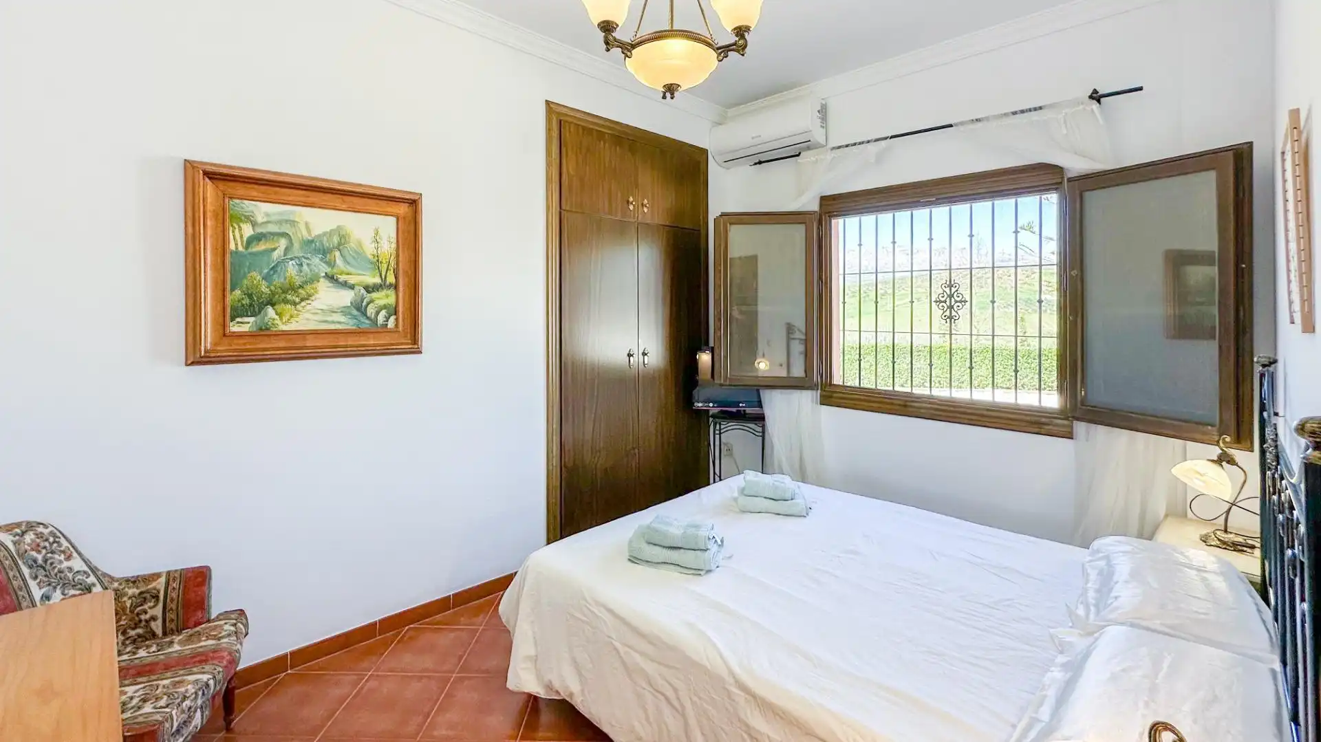 Bedroom of Houses for sale in Almogía  with Air Conditioner, Private garden and Terrace
