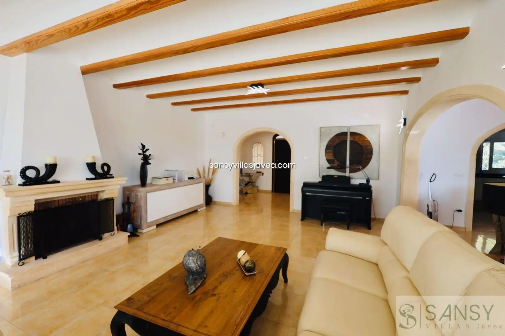 Living room of Houses for sale in Jávea / Xàbia  with Air Conditioner and Storage room