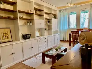 Sala de estar de Piso de alquiler en Madrid con Aire acondicionado, Calefacción y Parquet