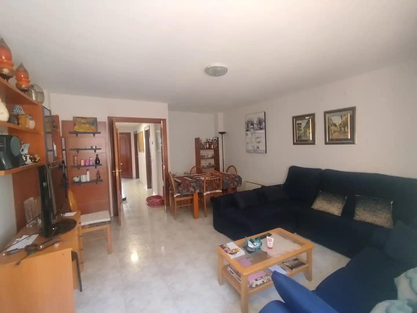 Sala d'estar de Finca rústica en venda en Binéfar amb Calefacció, Terrassa i Traster