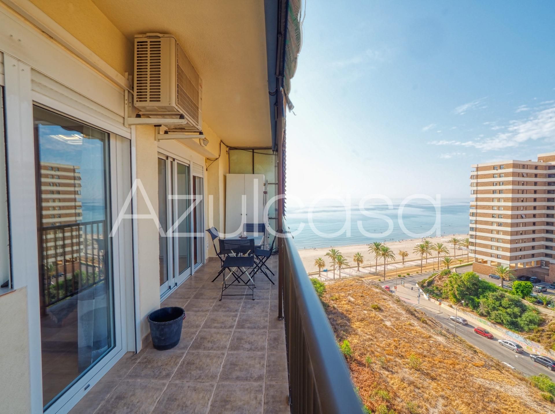 Bedroom of Flat for sale in El Campello  with Air Conditioner, Terrace and Community pool