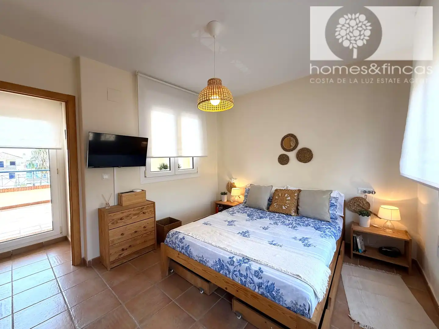 Bedroom of Houses for sale in Ayamonte  with Air Conditioner, Terrace and Furnished