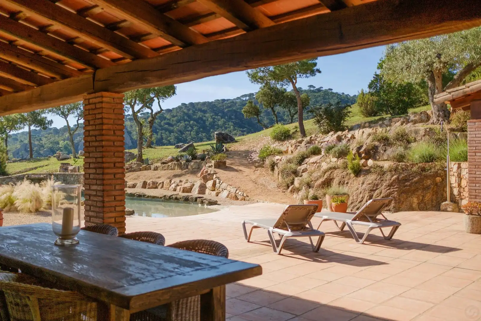 Terrace of Houses for sale in Santa Cristina d'Aro  with Air Conditioner, Heating and Storage room