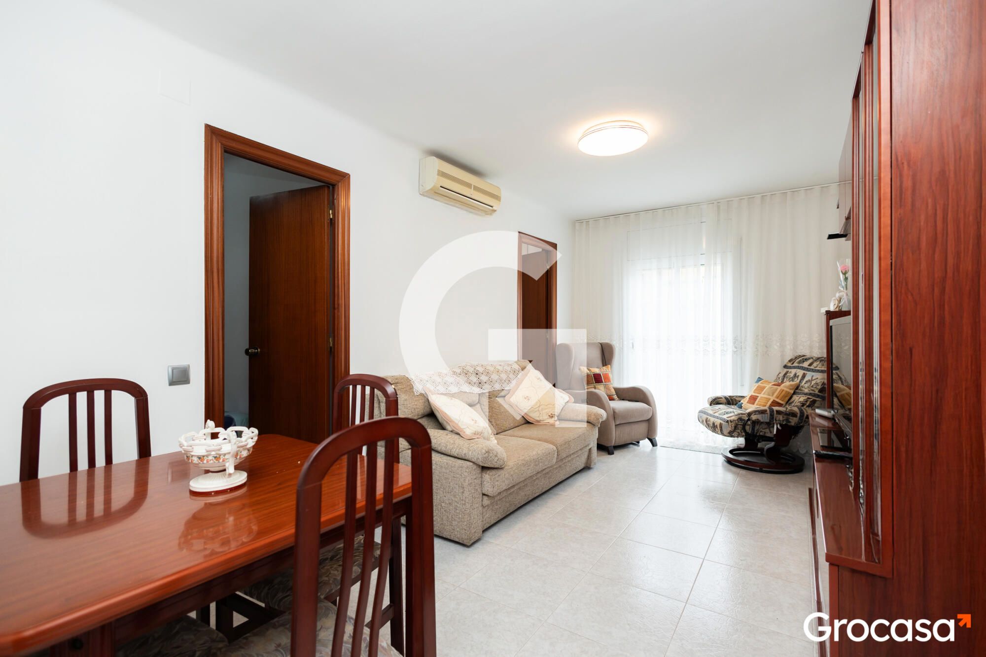 Living room of Flat for sale in L'Hospitalet de Llobregat  with Air Conditioner and Balcony