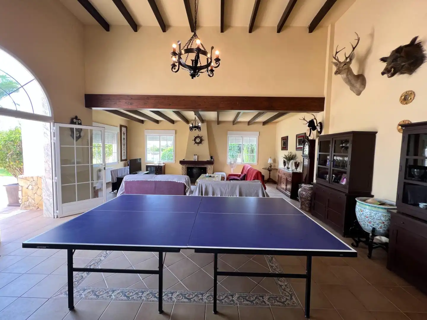 Sala d'estar de Casa o xalet en venda en Elche / Elx amb Jardí privat, Terrassa i Traster