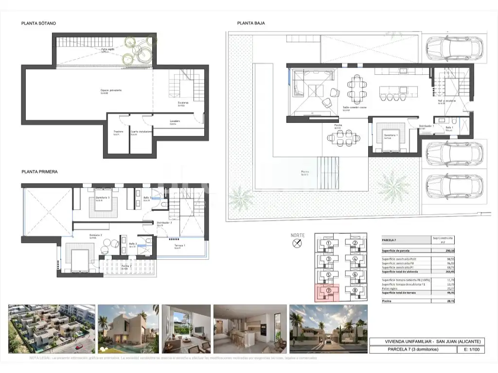 Houses for sale in Alicante / Alacant  with Air Conditioner, Heating and Private garden