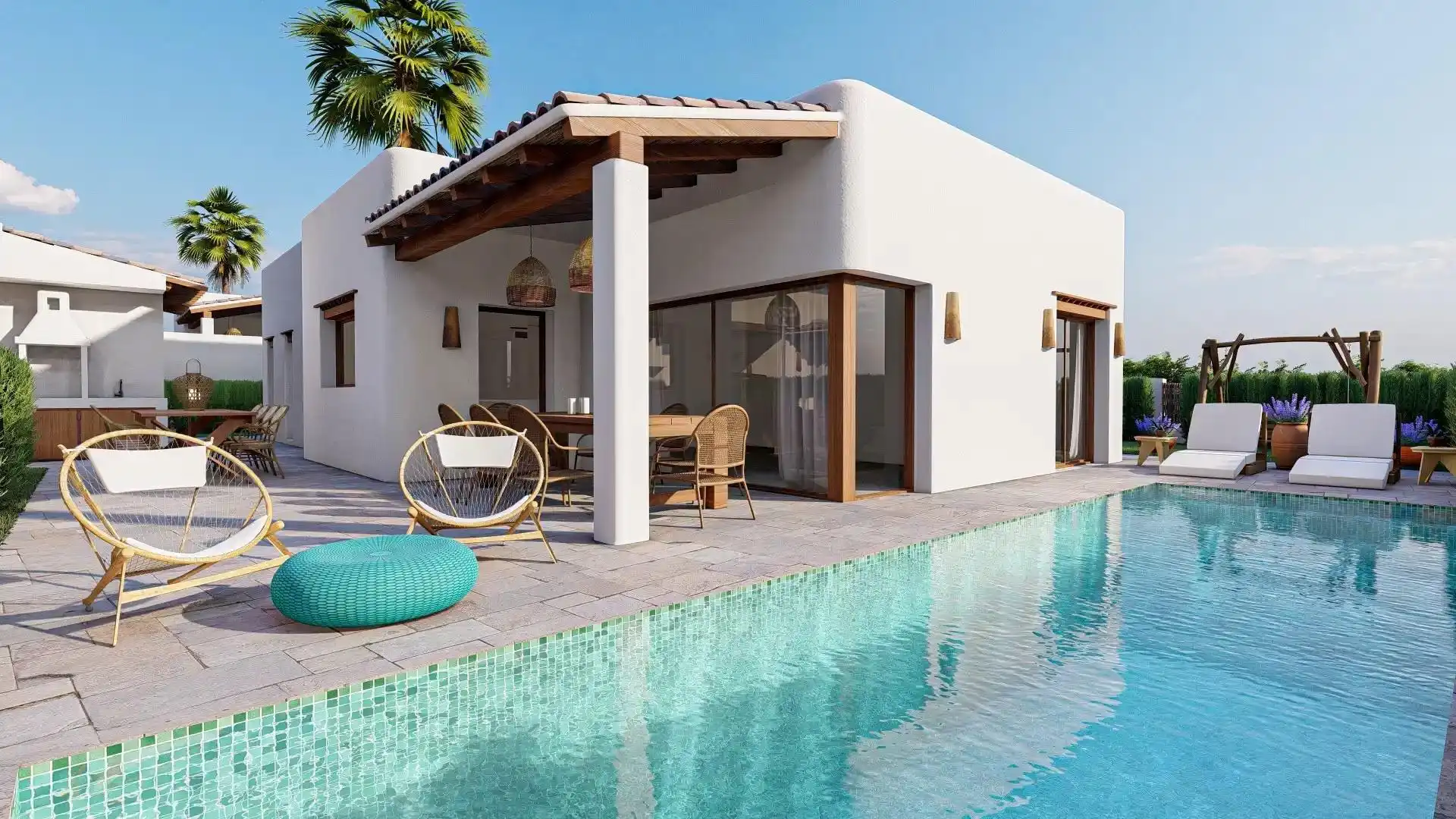Terraza de Casa o chalet en venta en L'Alfàs del Pi con Aire acondicionado, Jardín privado y Terraza