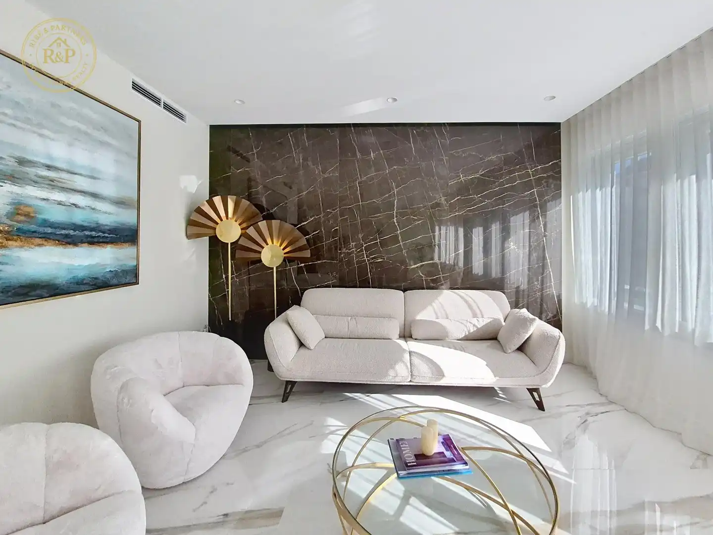 Living room of Flat for sale in Barcelona  with Heating, Storage room and Swimming Pool