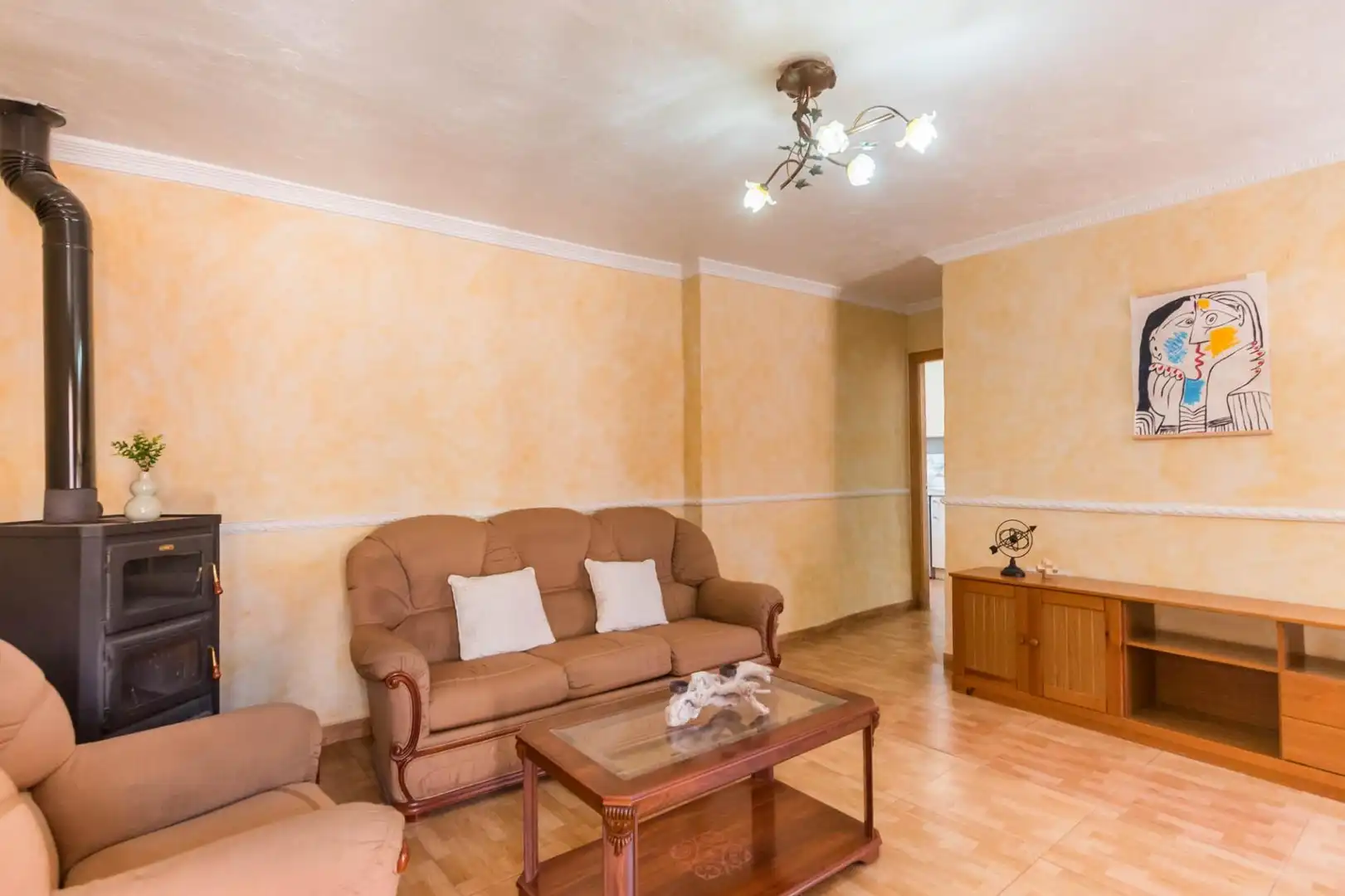 Wohnzimmer von Maisonette zum Verkauf in Fortuna mit Terrasse, Möbliert und Balkon
