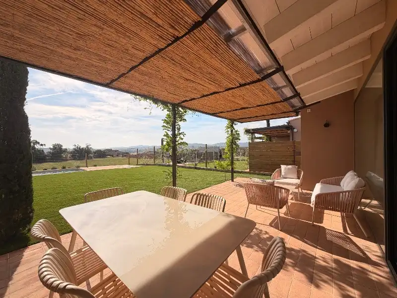 Terraza de Casa o chalet de alquiler en Cruïlles, Monells I Sant Sadurní de L'Heura con Aire acondicionado, Calefacción y Jardín privado