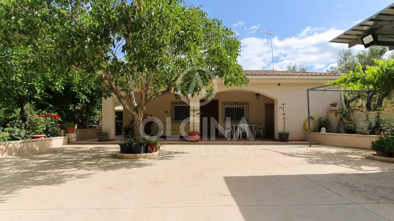 Vista exterior de Finca rústica en venta en Onil con Aire acondicionado y Terraza