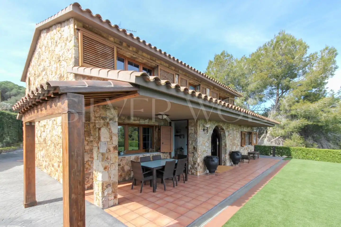 Vista exterior de Casa o xalet en venda en Argentona amb Aire condicionat, Calefacció i Jardí privat