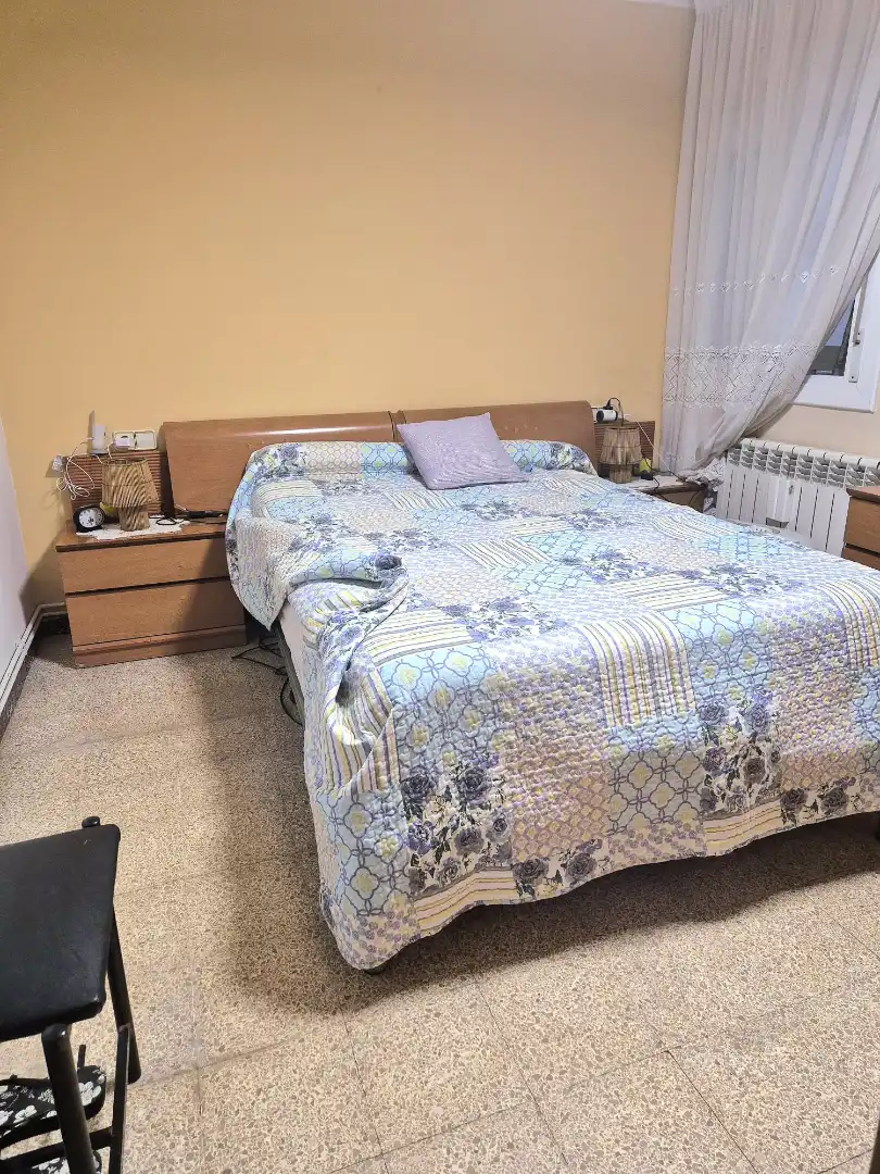 Bedroom of Flat for sale in Terrassa  with Heating, Furnished and Balcony