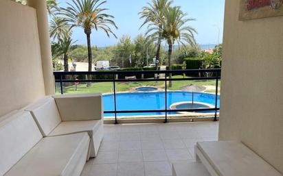 Terrace of Apartment for sale in Dénia  with Air Conditioner, Terrace and Swimming Pool