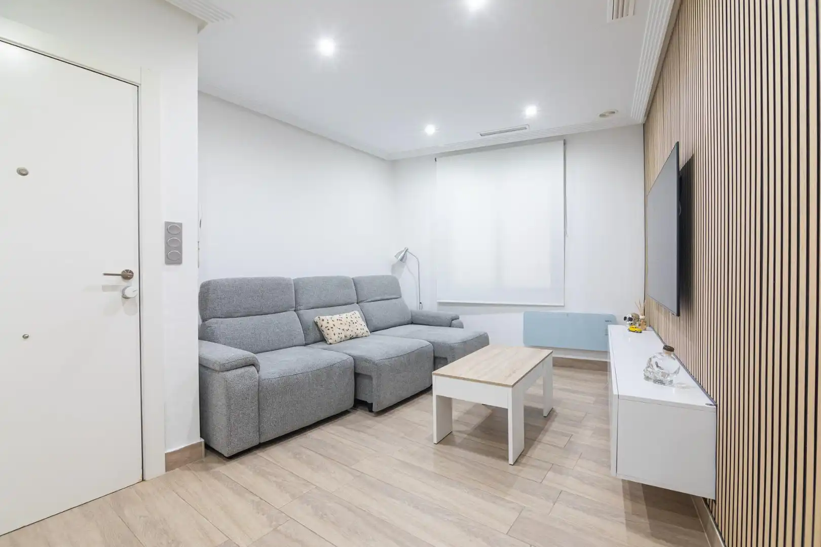 Living room of Flat for sale in Elche / Elx  with Air Conditioner and Furnished