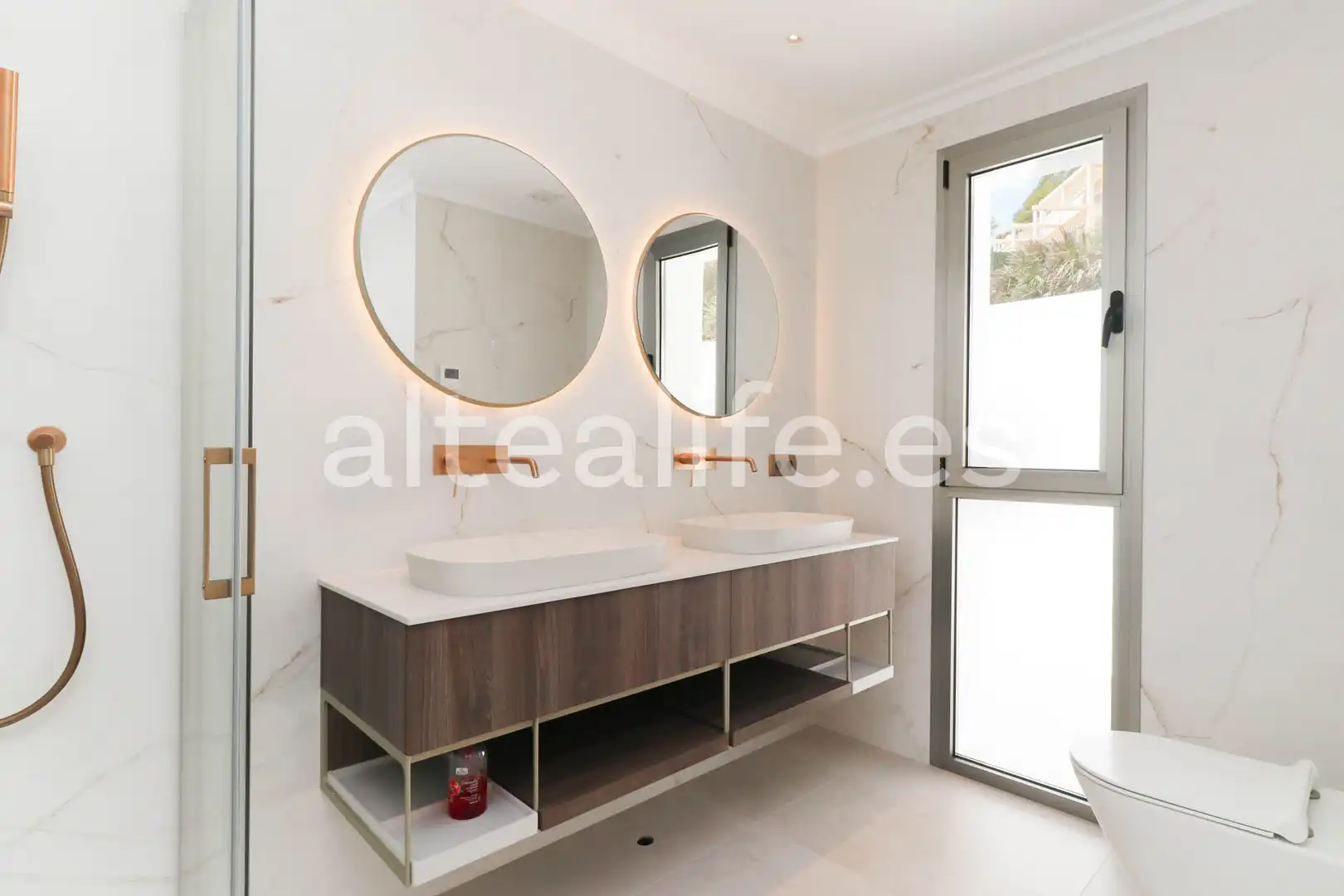 Baño de Casa o chalet en venta en Altea con Aire acondicionado, Jardín privado y Terraza
