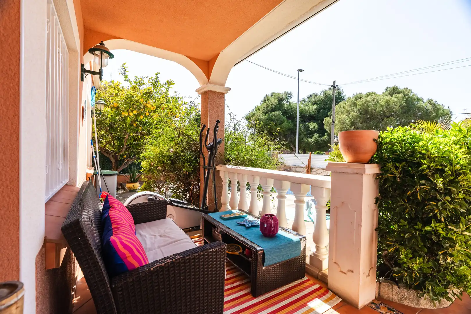 Terrassa de Casa o xalet en venda en Cubelles amb Aire condicionat i Alarma