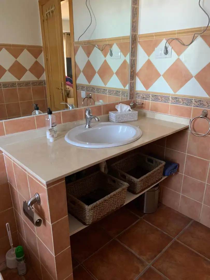 Baño de Finca rústica de alquiler en Ronda con Amueblado