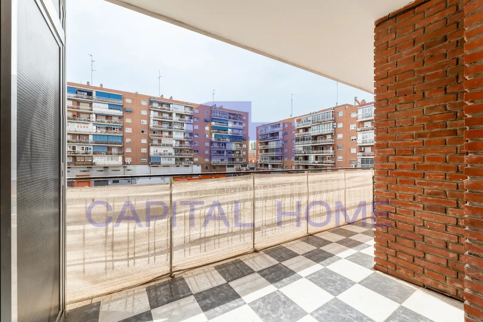Terrace of Flat for sale in Móstoles  with Heating, Terrace and Furnished