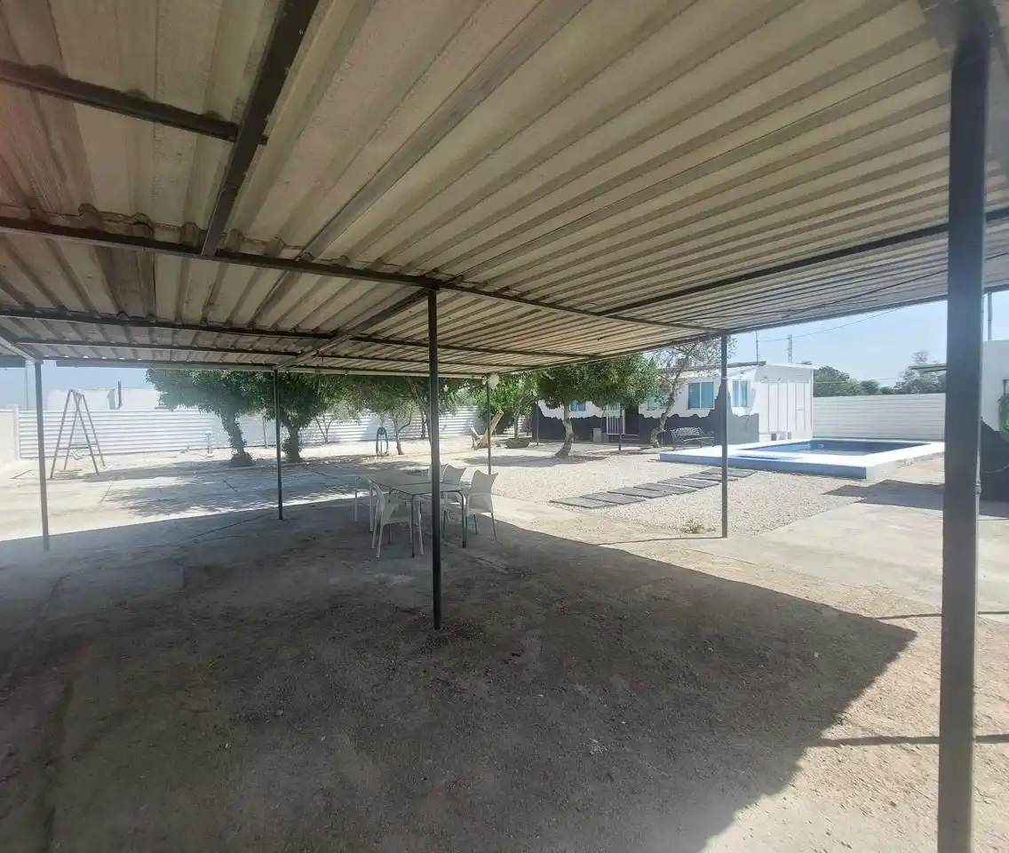 Terraza de Casa o chalet en venta en Los Palacios y Villafranca con Aire acondicionado, Jardín privado y Terraza