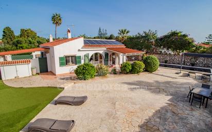 Garden of House or chalet for sale in Es Castell  with Air Conditioner, Private garden and Terrace