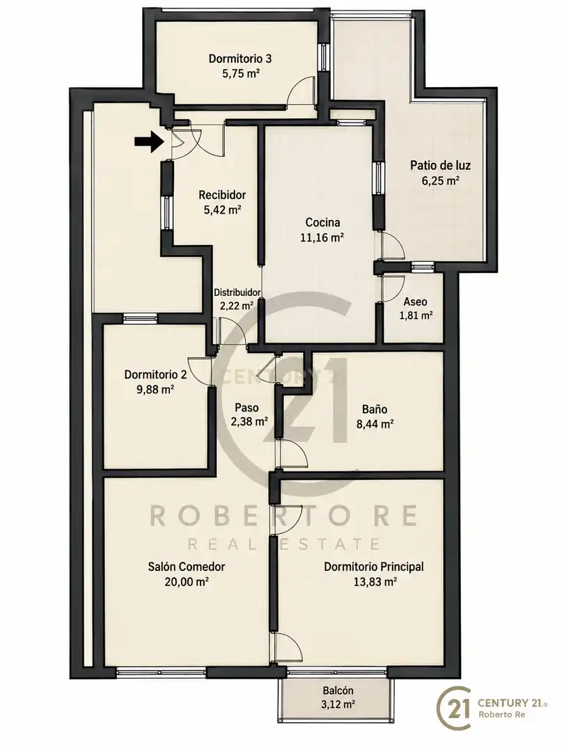 Apartament amb terrassa en venda a Eixample, imagen 26