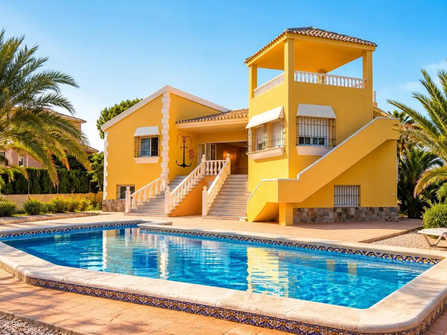 Villa mit Terrasse zum Verkauf in Urbanizacion VENEZIOLA E (MANGA)
