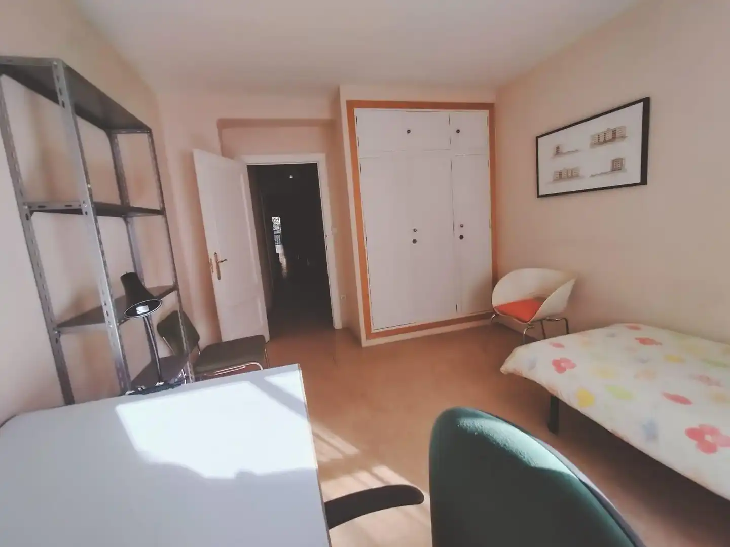 Bedroom of Flat for rent in Salamanca  with Heating, Furnished and Balcony