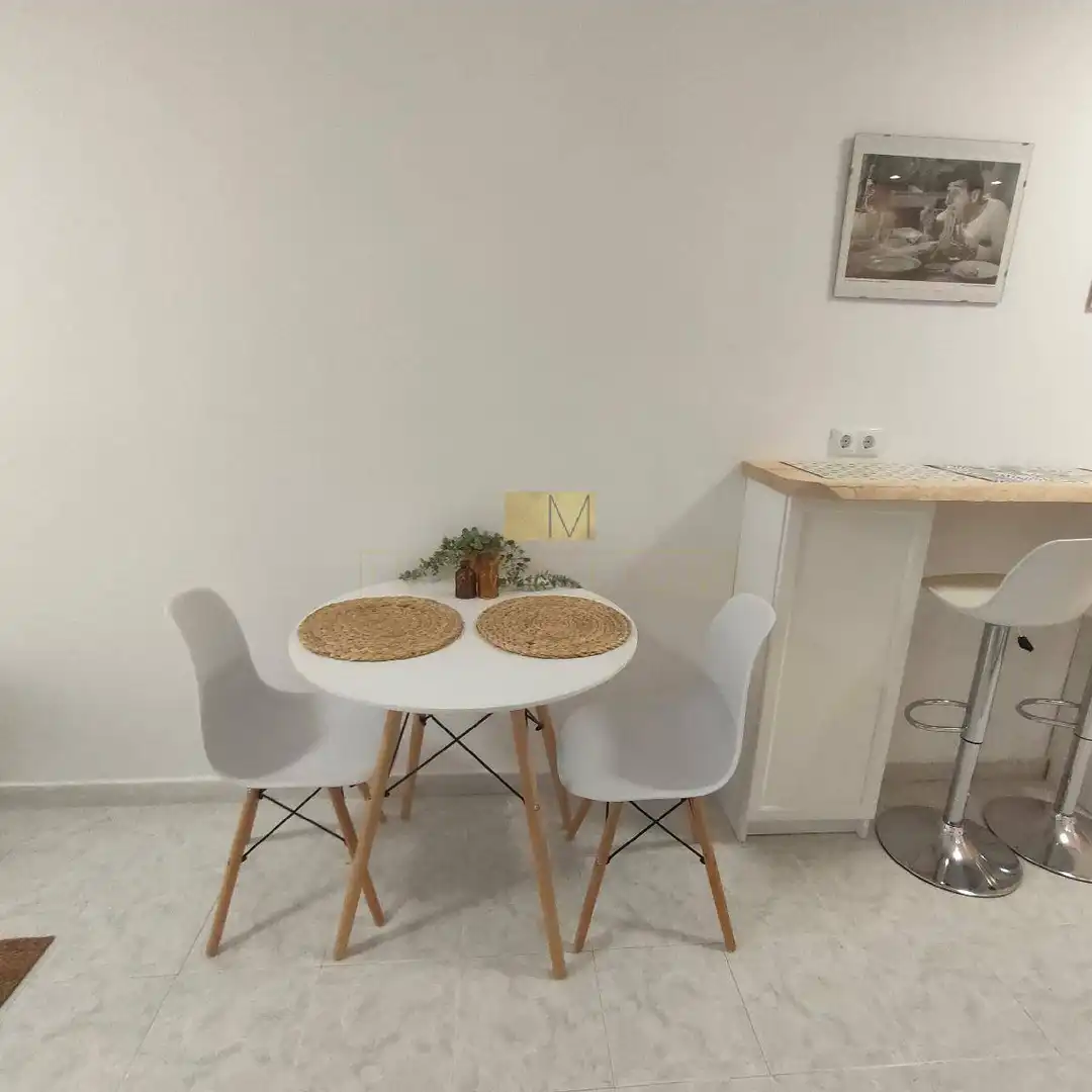 Dining room of Flat for rent in Vilanova i la Geltrú  with Air Conditioner and Furnished
