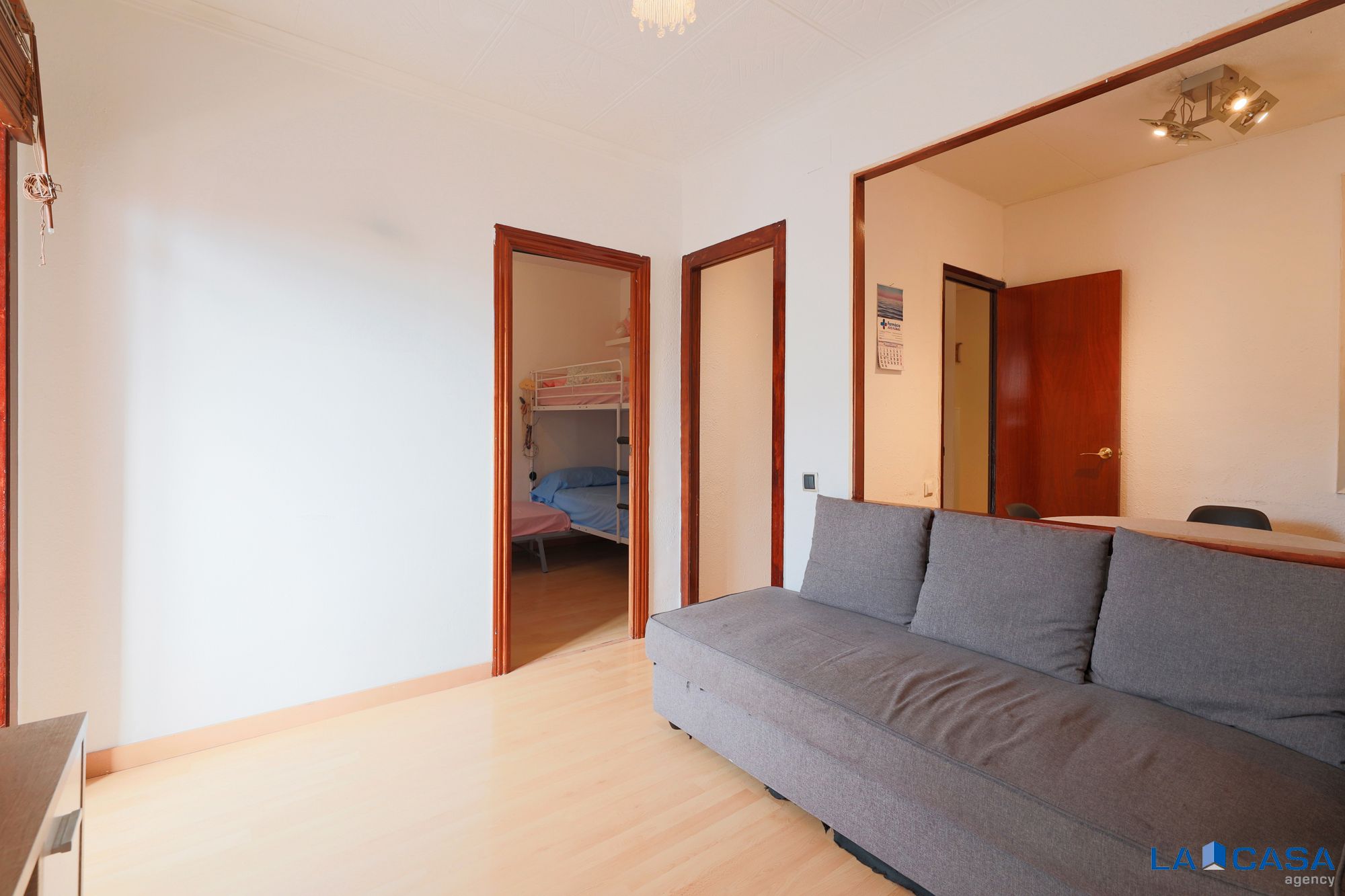 Bedroom of Flat for sale in  Barcelona Capital  with Balcony
