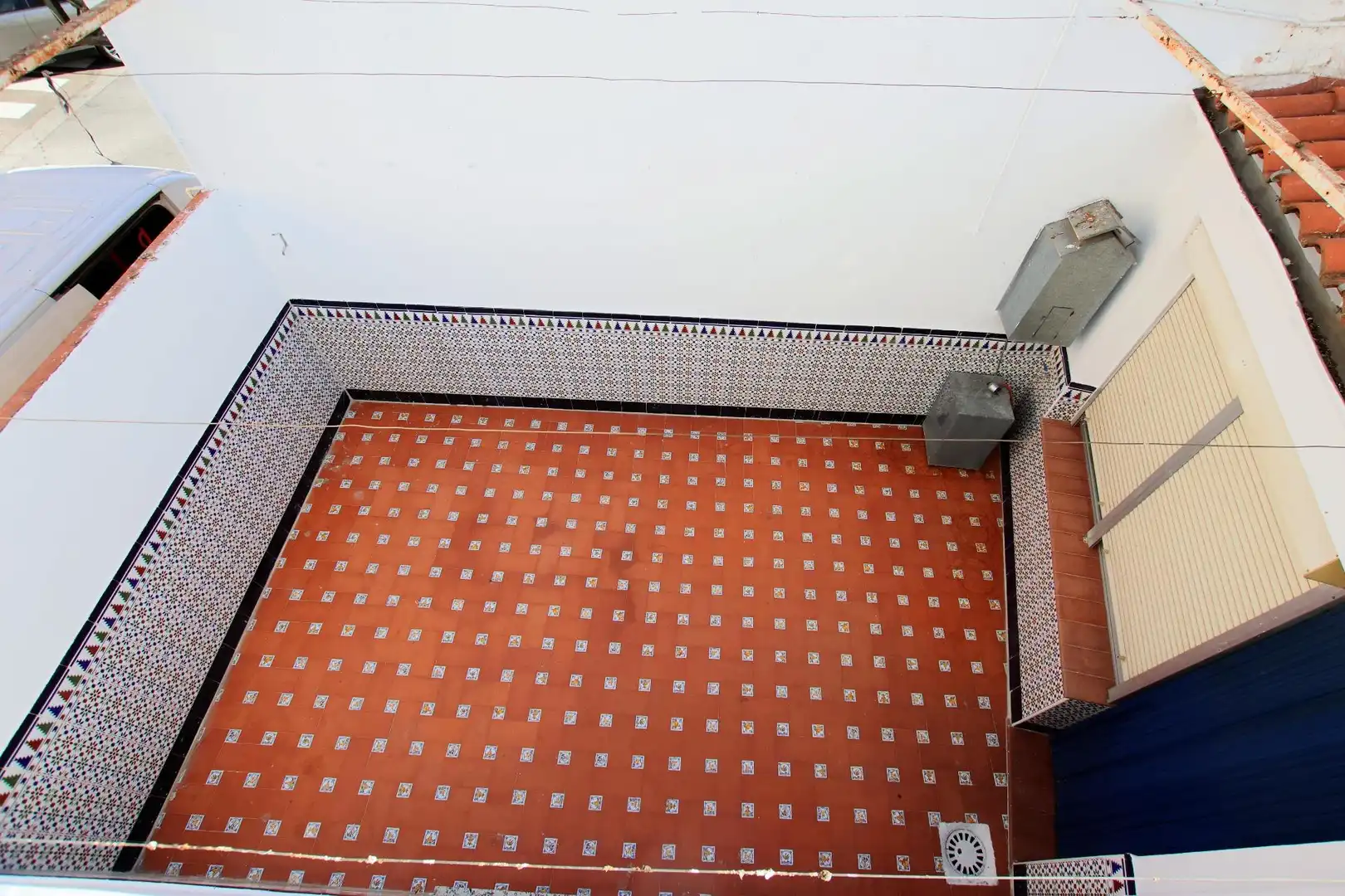 Terrassa de Casa adosada en venda en Montijo amb Aire condicionat, Jardí privat i Traster